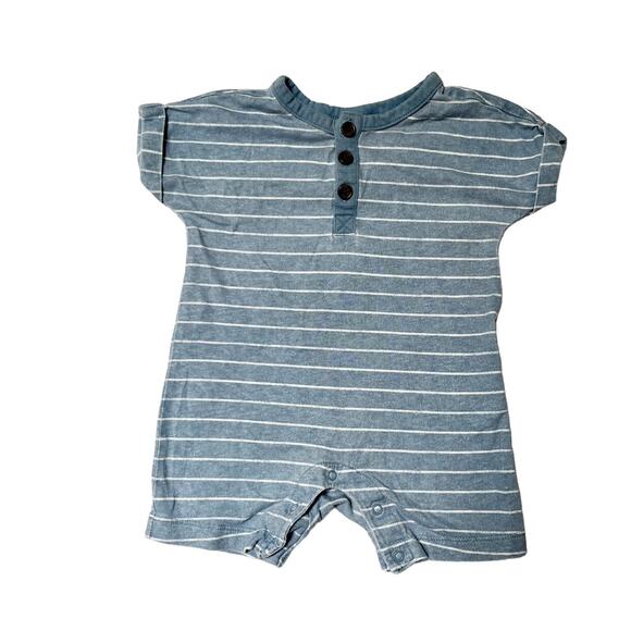 Old Navy Henley Romper Size 3-6m - Picture 1 of 6